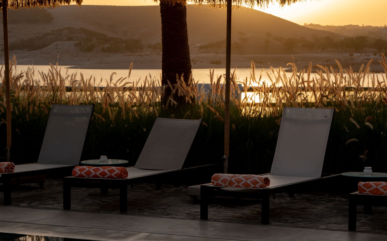 An adults-only resort pool deck