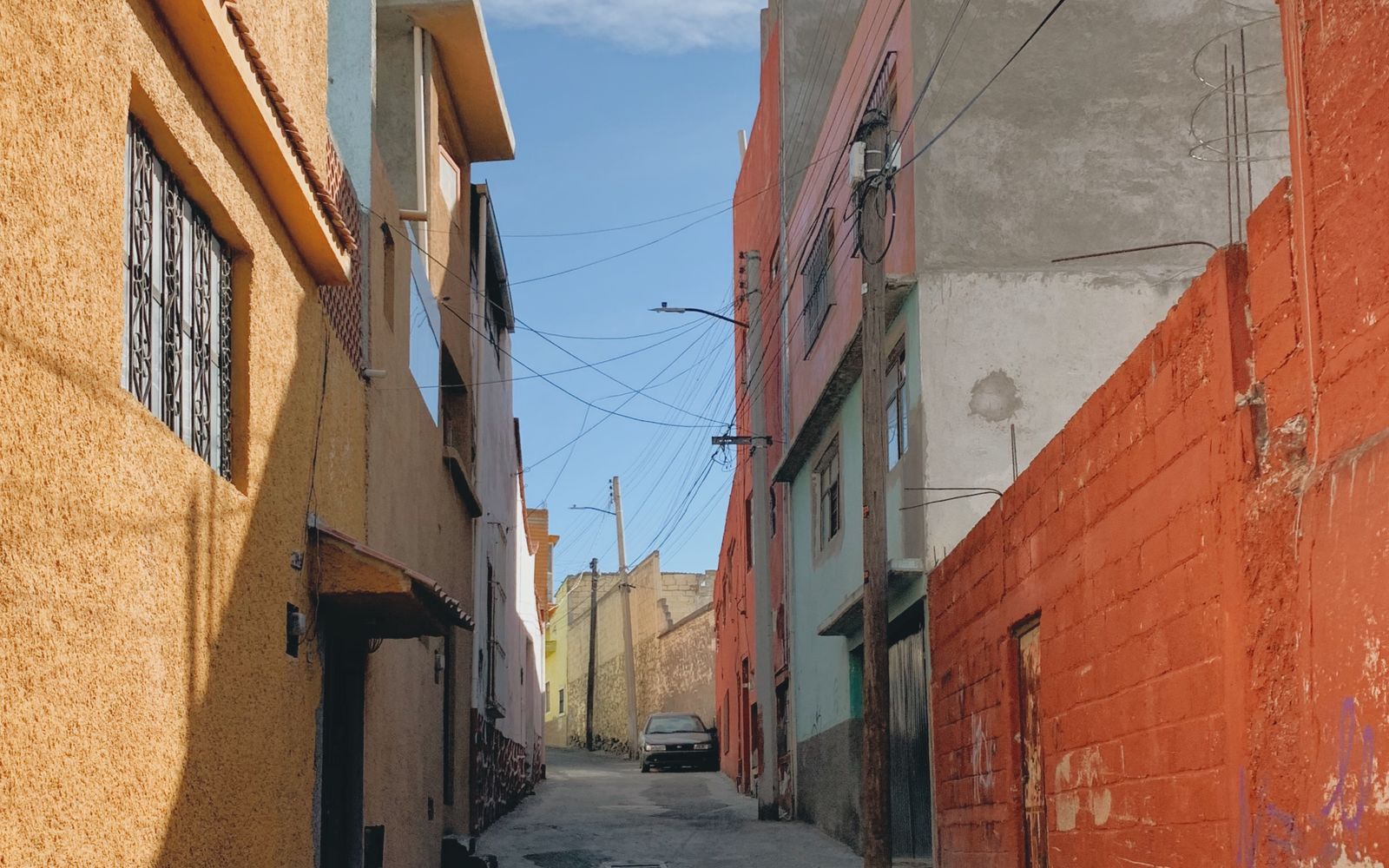 A colorful street in San José del Cabo
