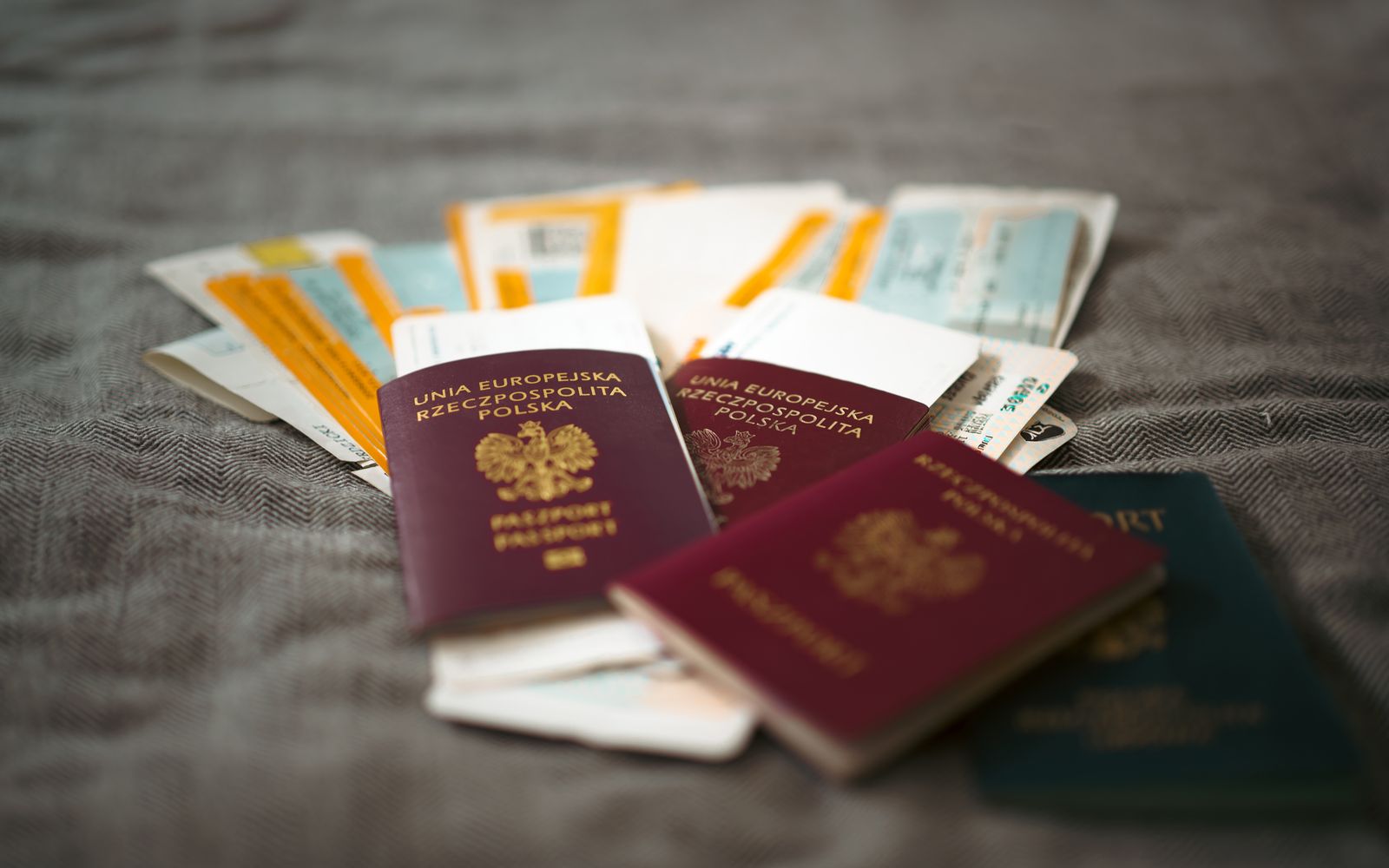 A passport and boarding pass for Mexico travel